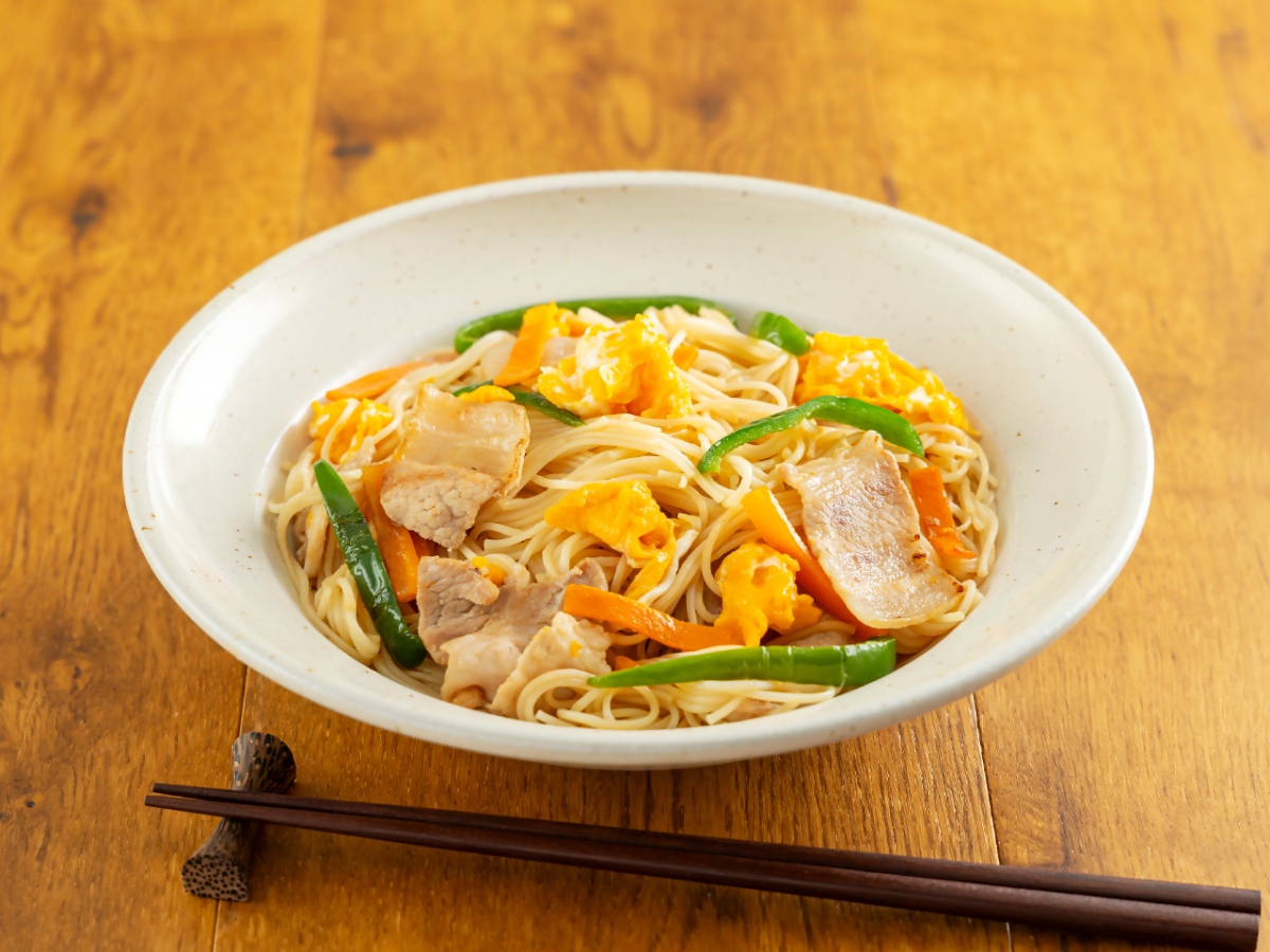 そうめんチャンプル
