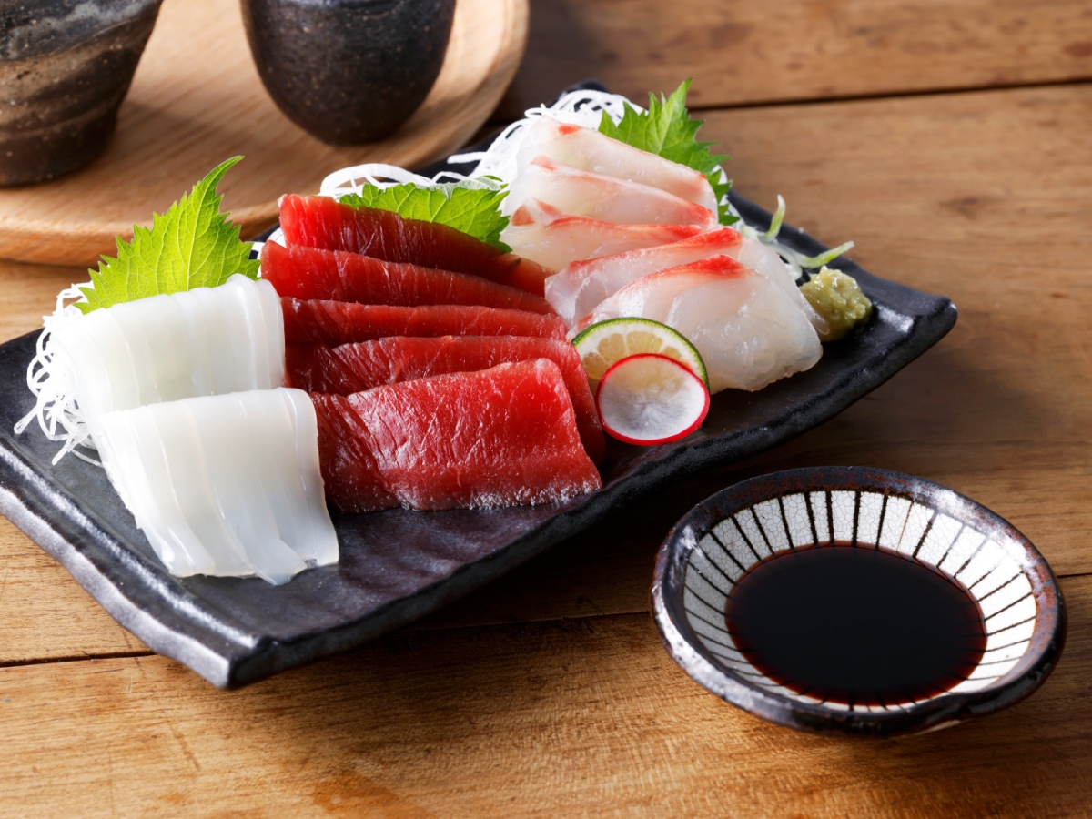 刺身の盛り合わせ