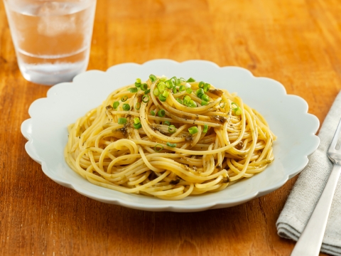 海苔佃煮のパスタ
