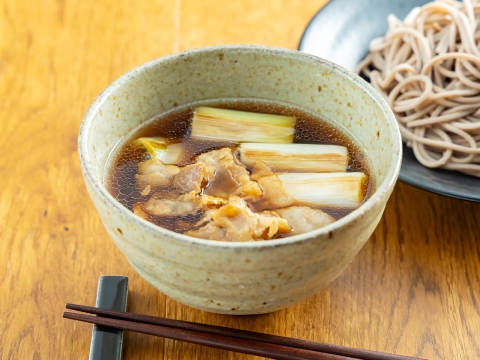 豚肉と焼ねぎのつけそば