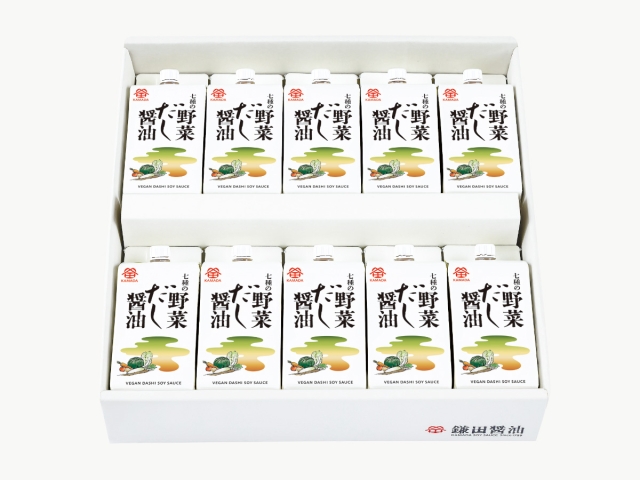 七種の野菜だし醤油 200㎖ 10ヶ入