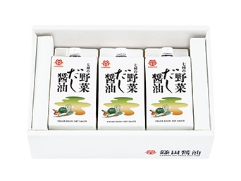 七種の野菜だし醤油 200㎖ 3ヶ入