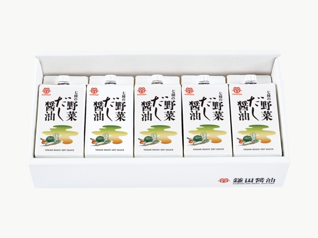 七種の野菜だし醤油 200㎖ 5ヶ入