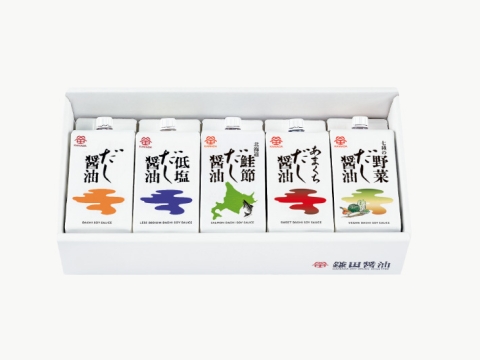 だし醤油5種味くらべセット
