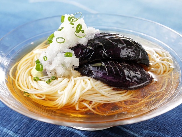 なすの揚げ煮おろしぶっかけ｜カマダレシピ｜鎌田醤油（かまだしょうゆ