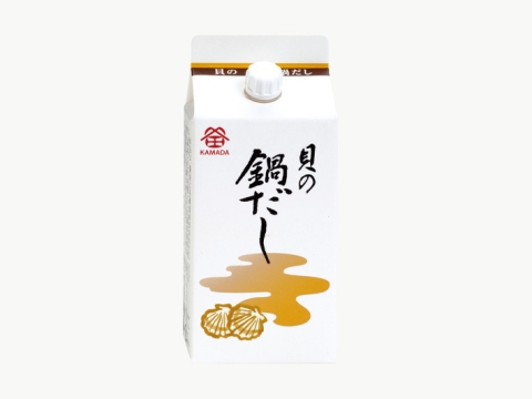 「貝の鍋だし 200㎖」完売のお知らせ