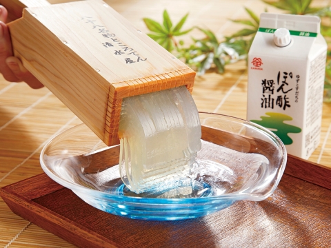 うまいもん巡礼 コラボ企画「清水屋 ところてんセット」