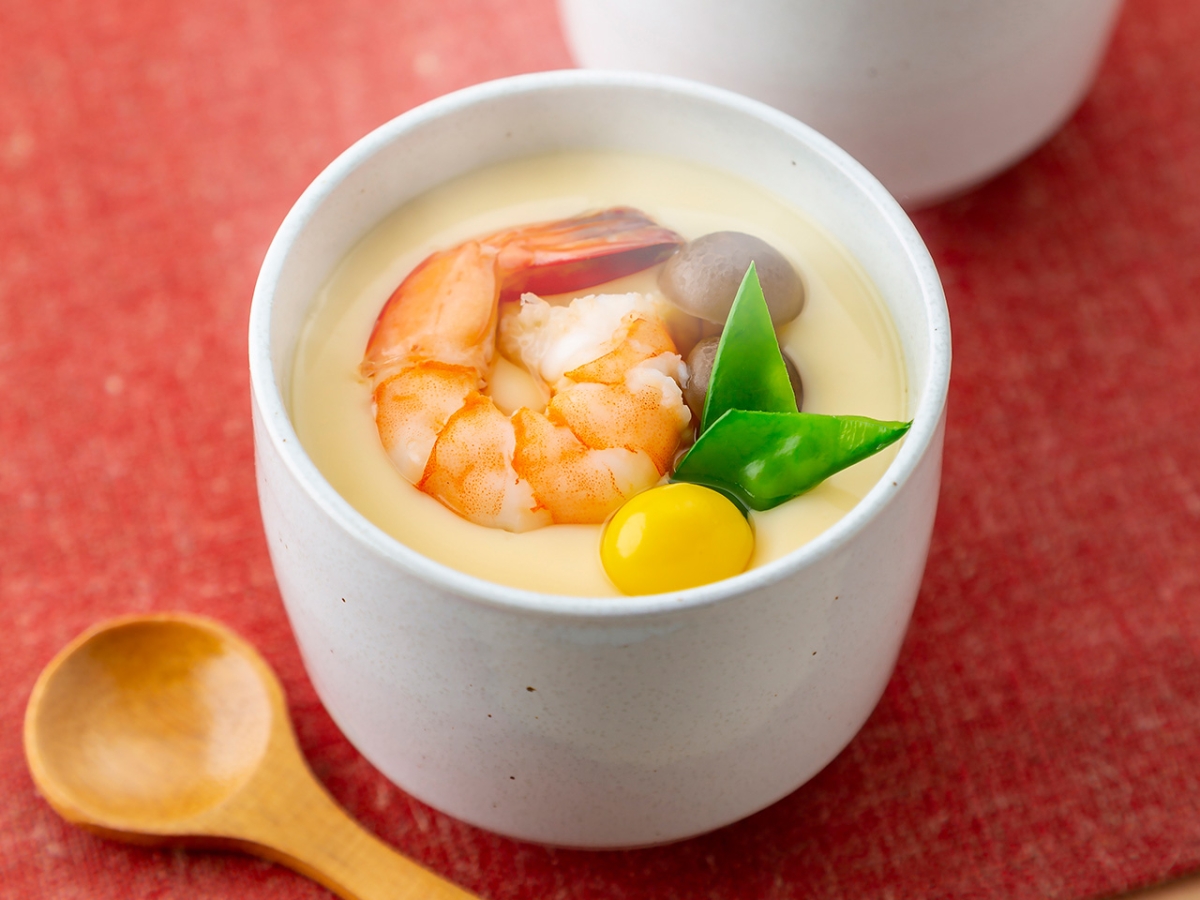 フライパンで作る茶碗蒸し｜カマダレシピ｜鎌田醤油（かまだしょうゆ